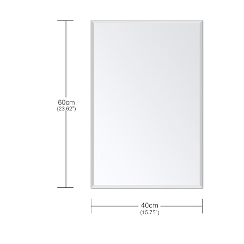 Frameless Bathroom Mirror for Wall view 3