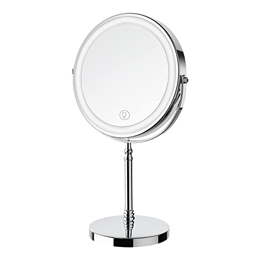 DEIOVWXS Makeup Mirror Rechargeable Vanity
