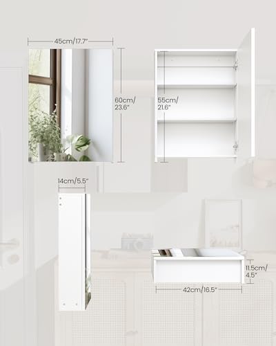 CHOEZON Bathroom Medicine Mirror Cabinet view 3