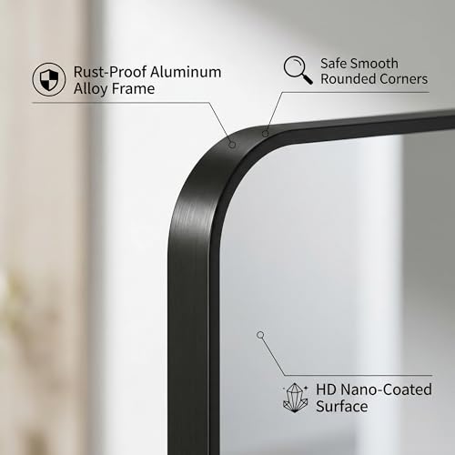 Koonmi Bathroom Mirror 30X36 Inch view 2