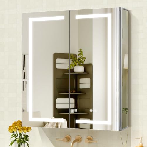 Janboe LED Medicine Cabinet Bathroom