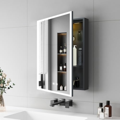 KAASUNES LED Medicine Cabinet 16x24inch