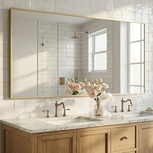 Pocetry 60"x30" Gold Landscape Bathroom