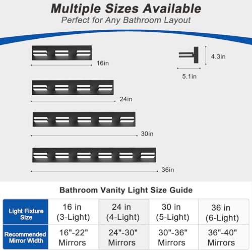 IZORRO LED Modern Bathroom Lights view 3