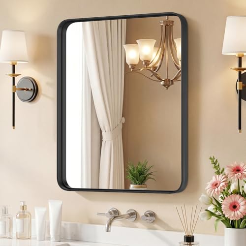 HAPPYMONT 30x22 Inch Bathroom Mirror