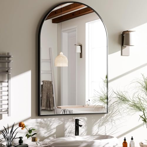 HARRITPURE 20"x30" Arched Bathroom Mirror