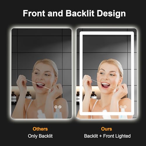 TRAHOME 36"x24" LED Bathroom Vanity view 3