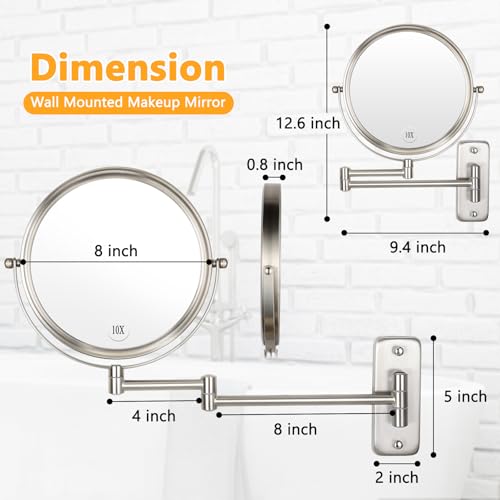 Wall Mounted Makeup Mirror - view 4