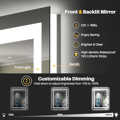 Briivue 24x32 Inch LED Bathroom view 3