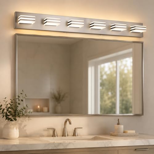 yumcrelect 6-Light Brushed Nickel Vanity view 5