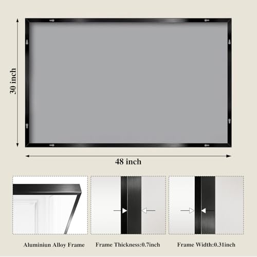 Koonmi Black Mirrors for Wall view 2