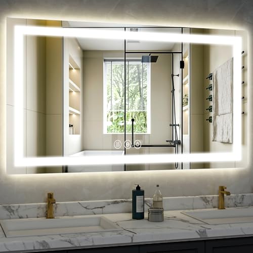 XRAMFY 40"x 60"LED Bathroom Mirror view 2