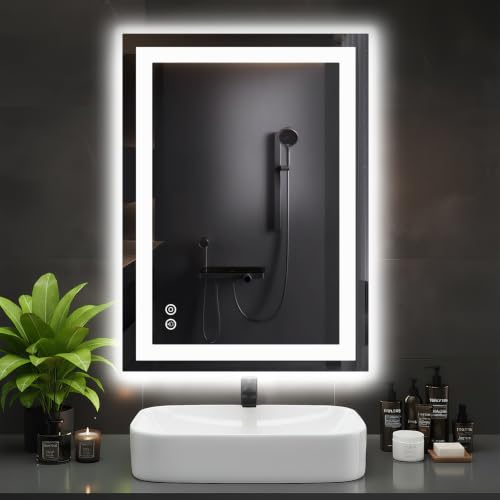DUMOS 24.1"x32.1" LED Bathroom Mirror