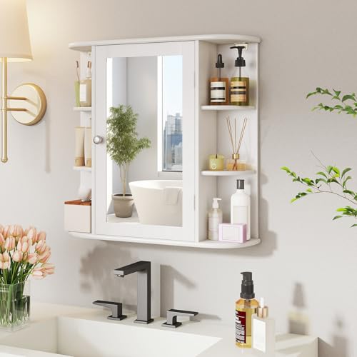 Tangkula Bathroom Medicine Cabinet with view 4