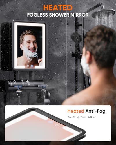 eeuuty Heated Shower Mirror Fogless view 3