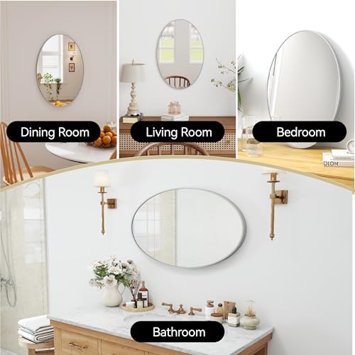 SCWF-GZ 20x30 Oval Mirror Round view 3