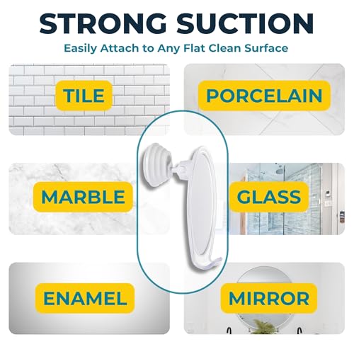 HONEYBULL Fogless Shower Mirror with view 4