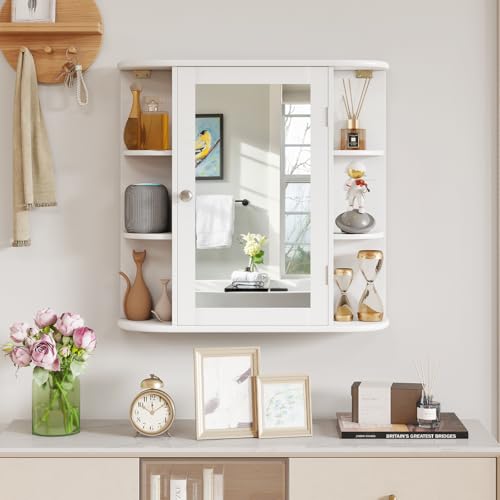 Tangkula Bathroom Medicine Cabinet with view 5