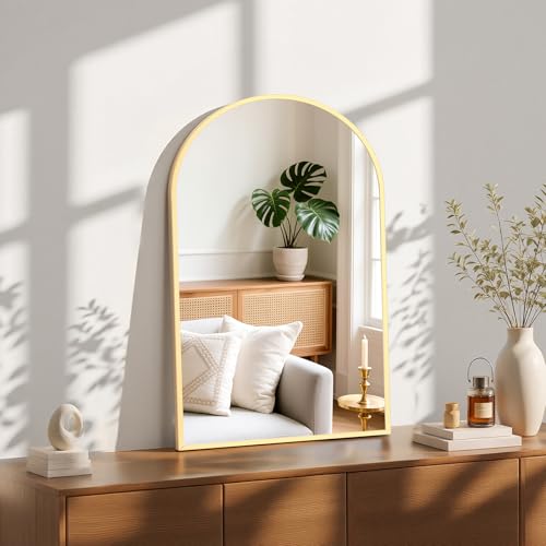 Sweetcrispy 20"x30" Arched Gold Bathroom view 5