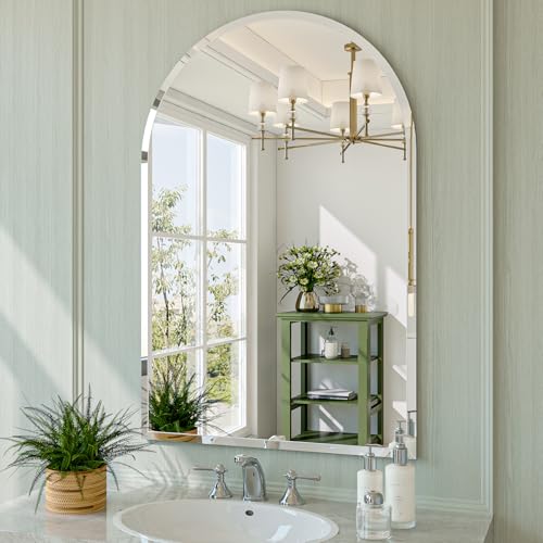 JIINGYO Frameless Bathroom Mirror 24"x36"