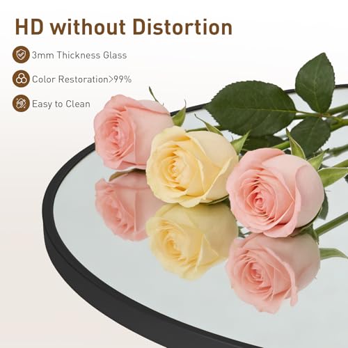 NEWBULIG 30 Inch Round Wall view 3