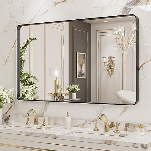 LOAAO 40X36 Inch Black Bathroom view 4