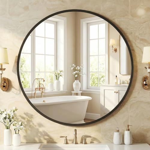 NEWBULIG 30 Inch Round Wall