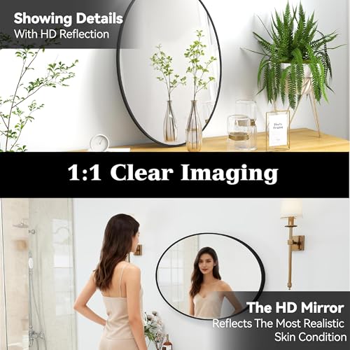 SCWF-GZ 20x30 Oval Mirror Round view 5
