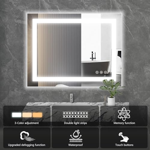 Sweetcrispy 24"x32" Smart Anti-Fog LED view 4