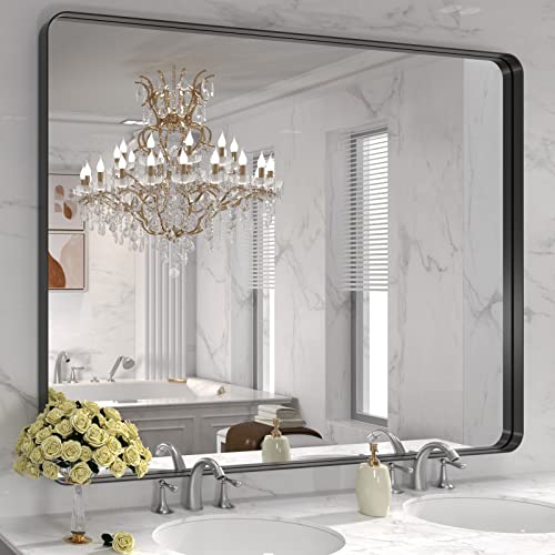 LOAAO 48x36 Inch Black Bathroom