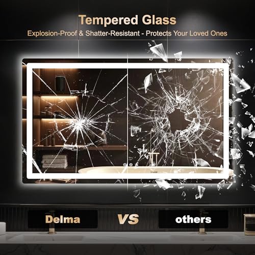 Delma LED Bathroom Mirror with view 5