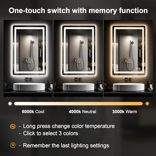 TRAHOME 36"x24" LED Bathroom Vanity view 4