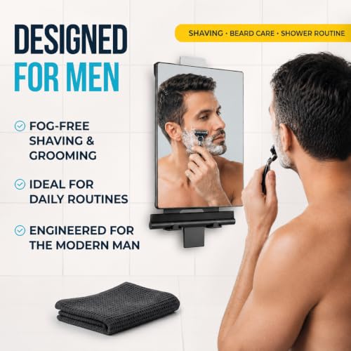 HONEYBULL Fogless Shower Mirror for view 5