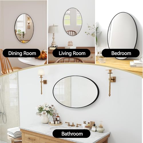 SCWF-GZ 20x30 Oval Mirror Round view 3
