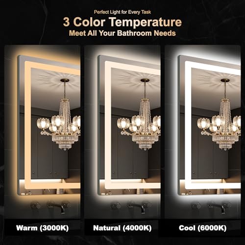 Delma LED Bathroom Mirror with view 4