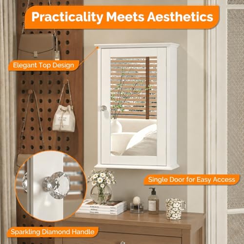 VINGLI Bathroom Wall Cabinet Wall view 3