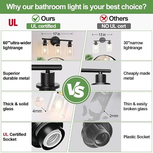 Zarbitta 3-Light Bathroom Light Fixtures view 2