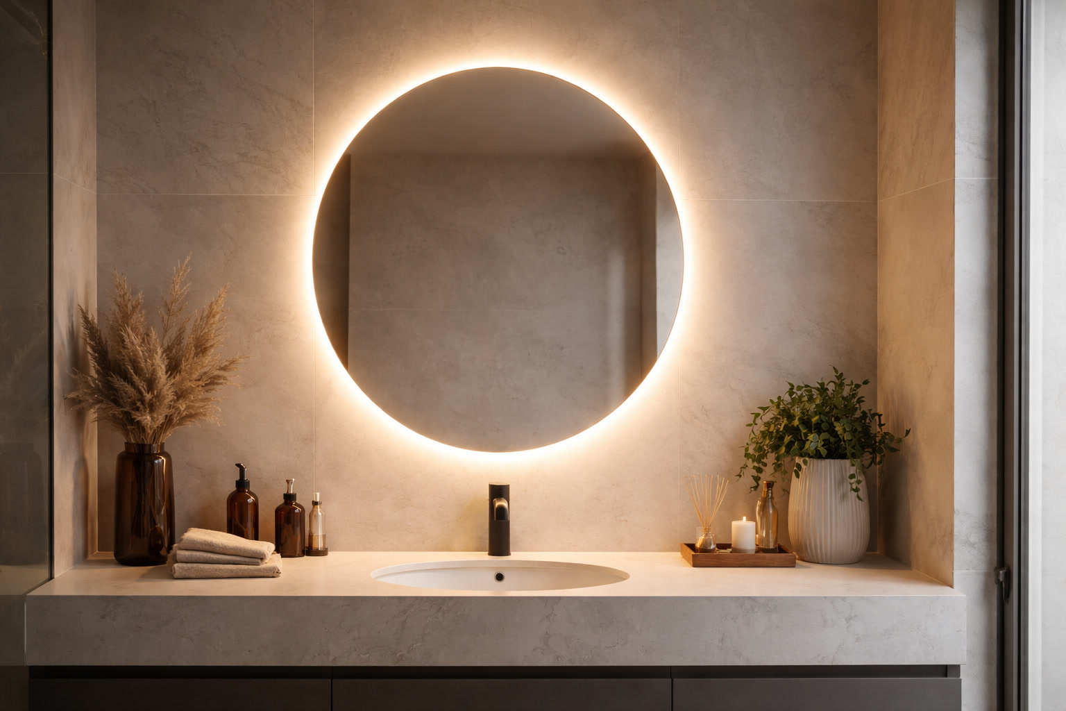 Keonjinn 28x36 LED Bathroom Mirror